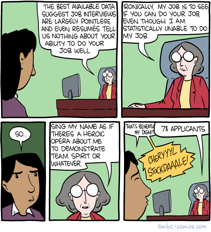 Sadly, I'm not accepting applications to work for SMBC.
