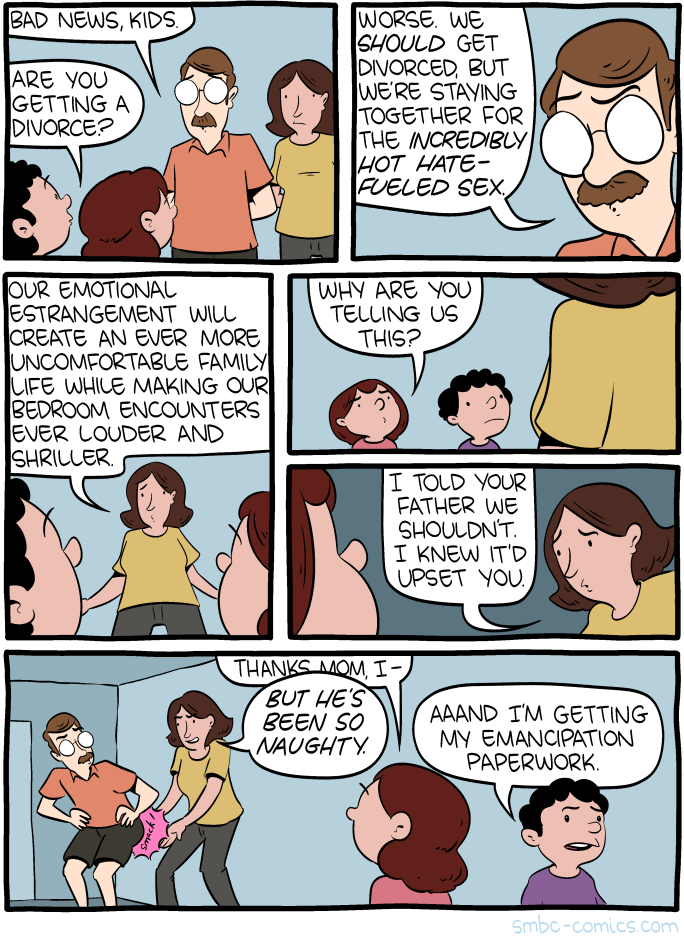 It's time we admit to ourselves that the goal of SMBC has shifted entirely to horrifying my own children in about 10 years.