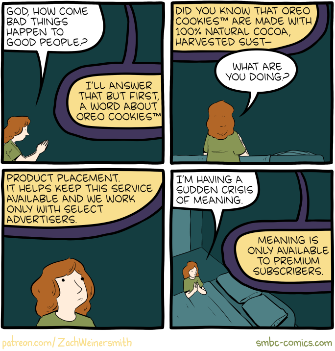 Somehow it became God week on SMBC.