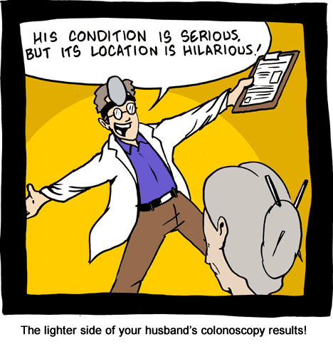 Fun Fact: This was one of the few comics I decided to tone down, from an original version that was explicitly a cancer joke. I probably should've just scrapped it altogether.
