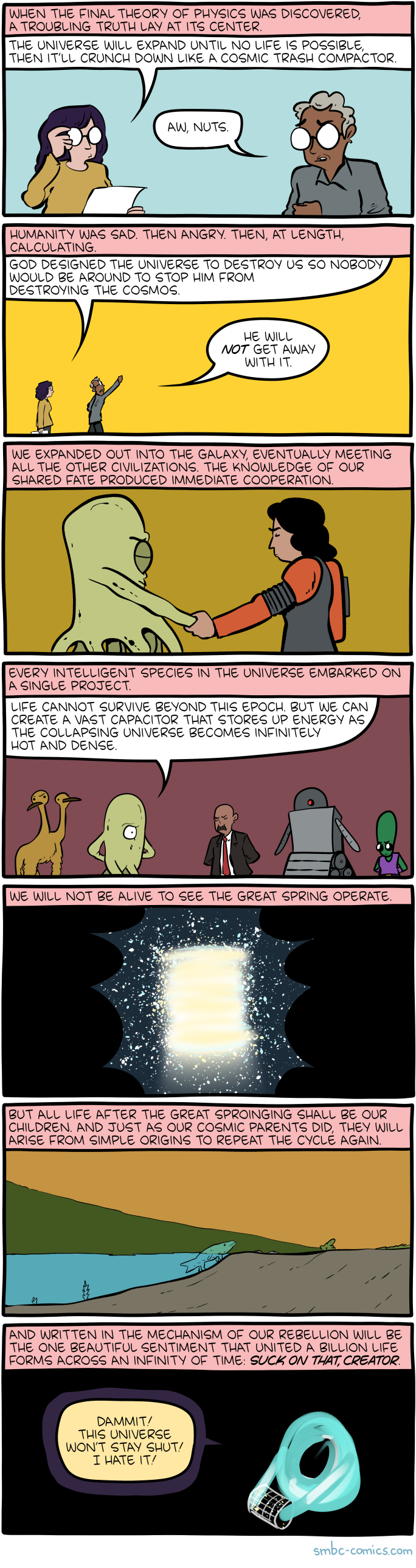 Finally an uplifting SMBC.