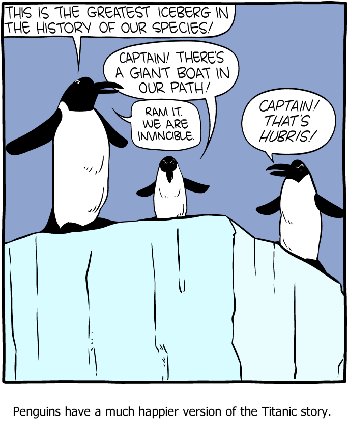 If you're more irritated about the geographical location of the penguins than the fact that the penguins can talk, I have nothing to say to you.