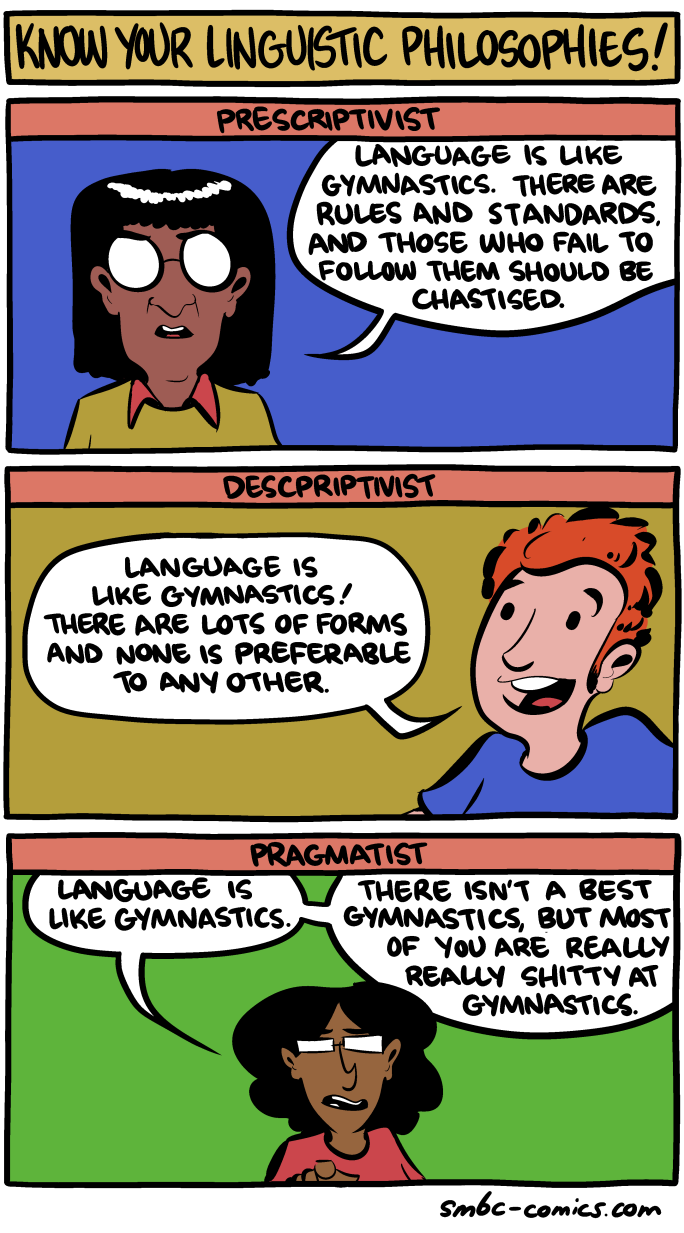 Language is a social construct that you REALLY suck at.