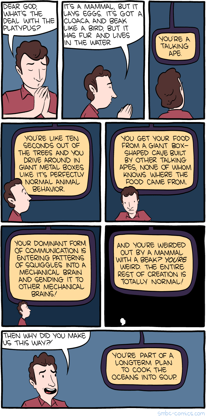 One of these days the world will wake up to the fact that SMBC is anti-human propaganda. Then, the question will be who funded it.