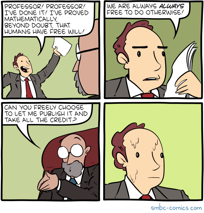 There, see? From now on at least 18% of SMBC will not be AI jokes.