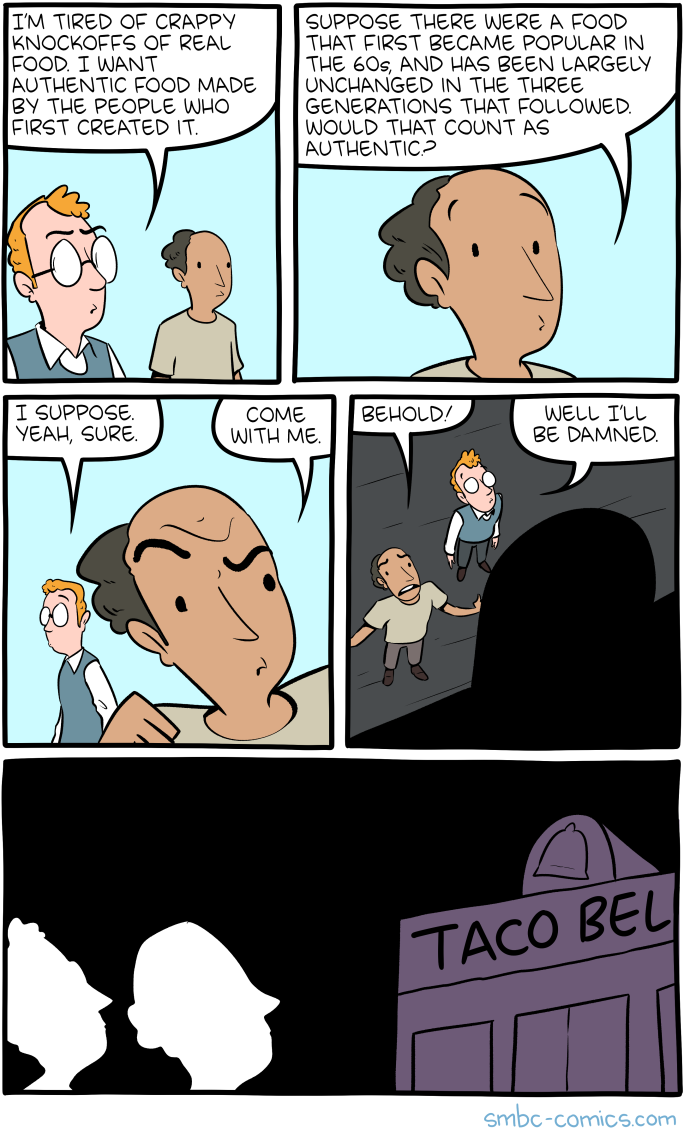 Slowly, Taco Bell became the punchline to every episode of SMBC.