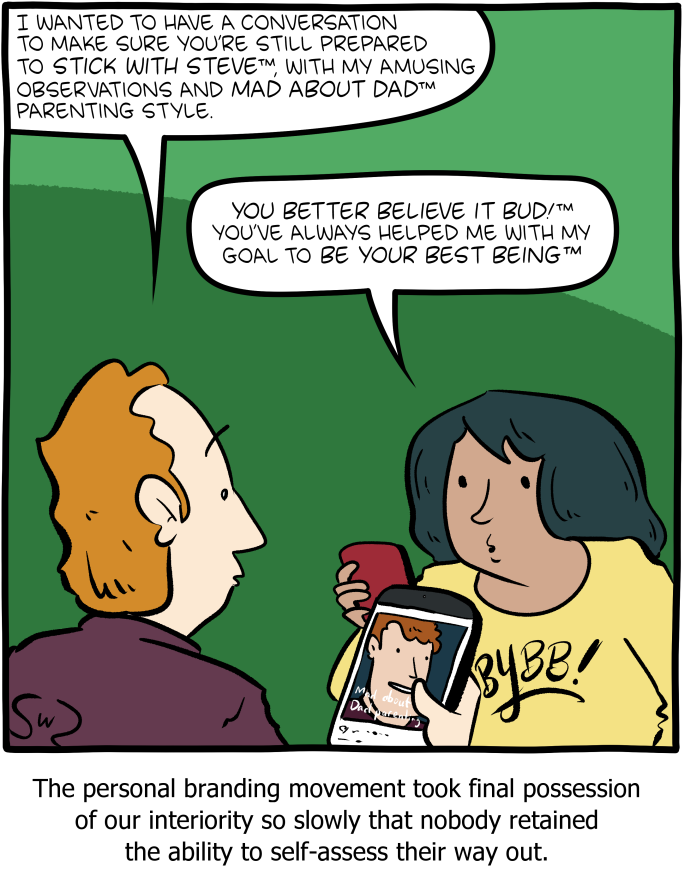 This is why smbc refuses to be about anything whatsoever, except maybe the idea that clowns are a species with interesting sexual customs.