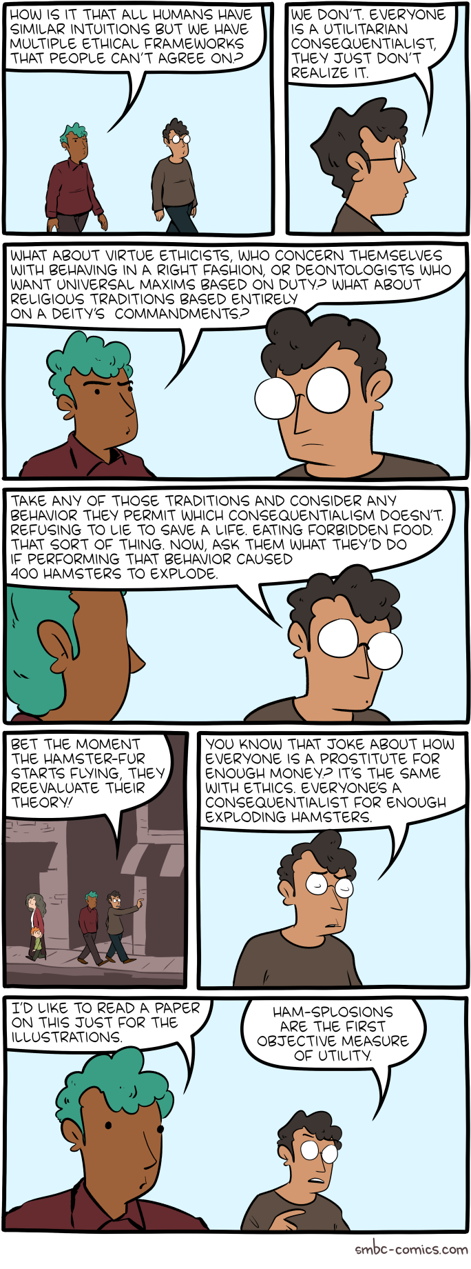 How did it become ethics month at SMBC?