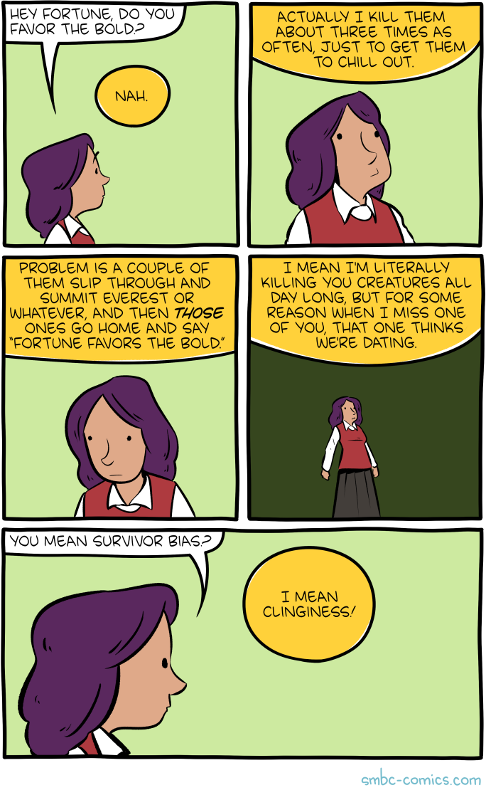 To be featured in my forthcoming book, SMBC Yells At Disembodied Concepts.