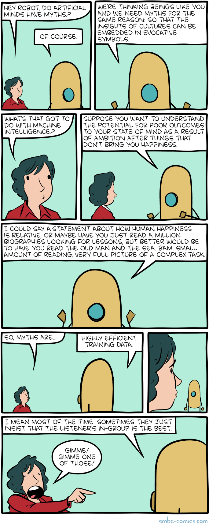 SMBC is actually slowly training you to accept the AI-ocracy.