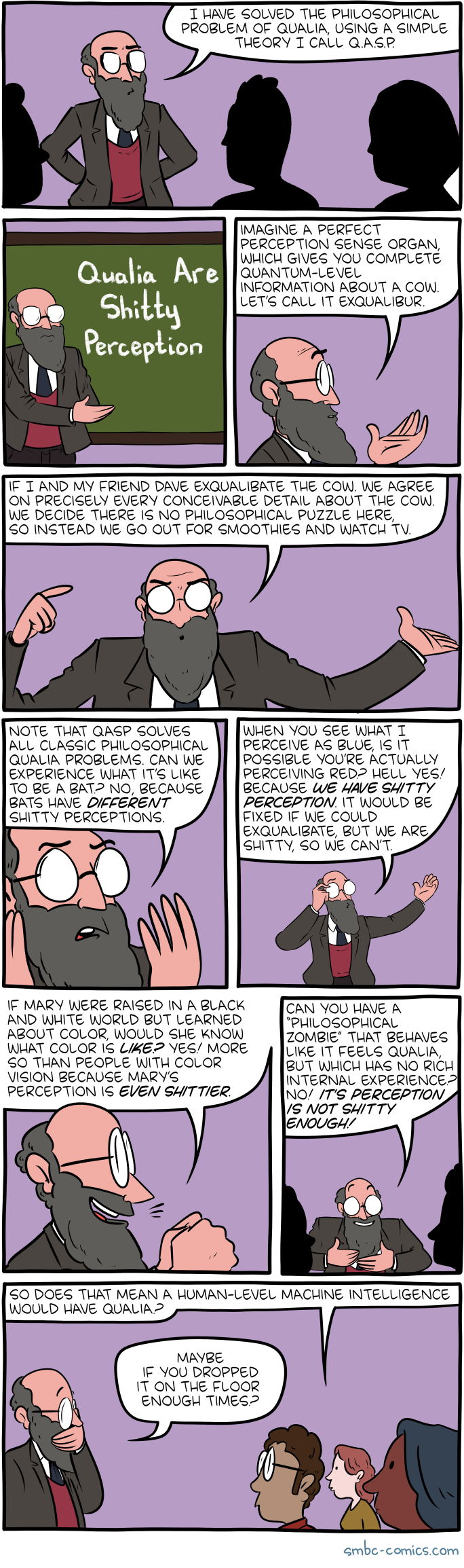 Needless jargon was added as an homage to Daniel Dennett.